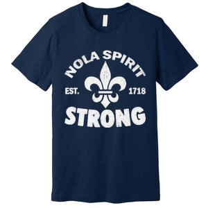 Nola Strong 2025 Never Forget New Orleans Support Funny Premium T-Shirt