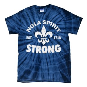 Nola Strong 2025 Never Forget New Orleans Support Funny Tie-Dye T-Shirt