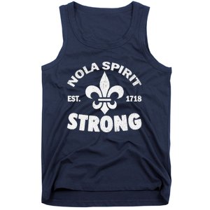 Nola Strong 2025 Never Forget New Orleans Support Funny Tank Top