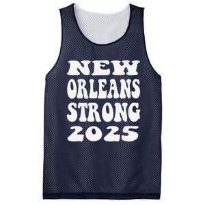 Nola Strong 2025 Never Forget New Orleans Funny Reto Groovy Mesh Reversible Basketball Jersey Tank