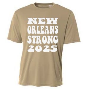 Nola Strong 2025 Never Forget New Orleans Funny Reto Groovy Cooling Performance Crew T-Shirt