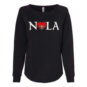 Nola Strong 2025 New Orleans Support Womens California Wash Sweatshirt