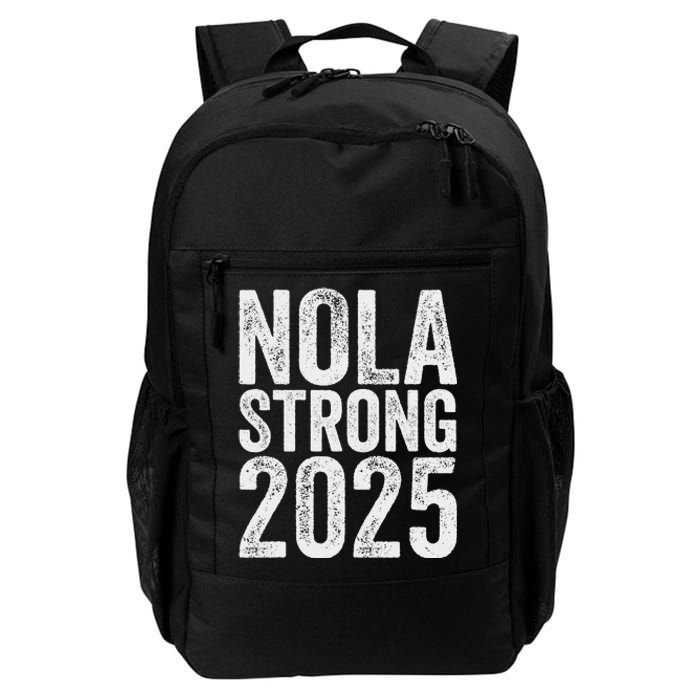 Nola Strong 2025 Red New Orleans Support Daily Commute Backpack