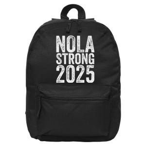 Nola Strong 2025 Red New Orleans Support 16 in Basic Backpack