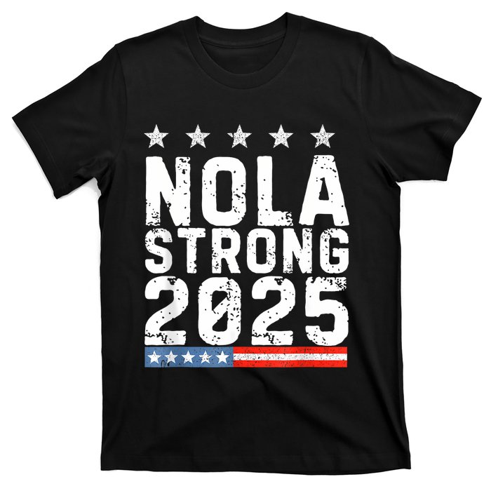 Nola Strong 2025 New Orleans Resilient Community Pride T-Shirt