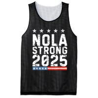 Nola Strong 2025 New Orleans Resilient Community Pride Mesh Reversible Basketball Jersey Tank