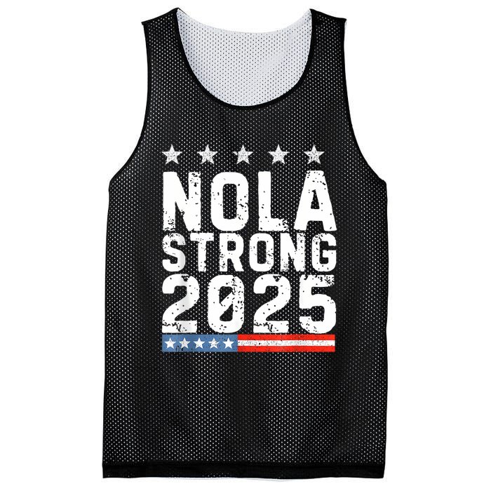 Nola Strong 2025 New Orleans Resilient Community Pride Mesh Reversible Basketball Jersey Tank