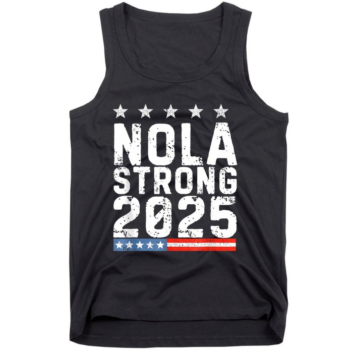 Nola Strong 2025 New Orleans Resilient Community Pride Tank Top