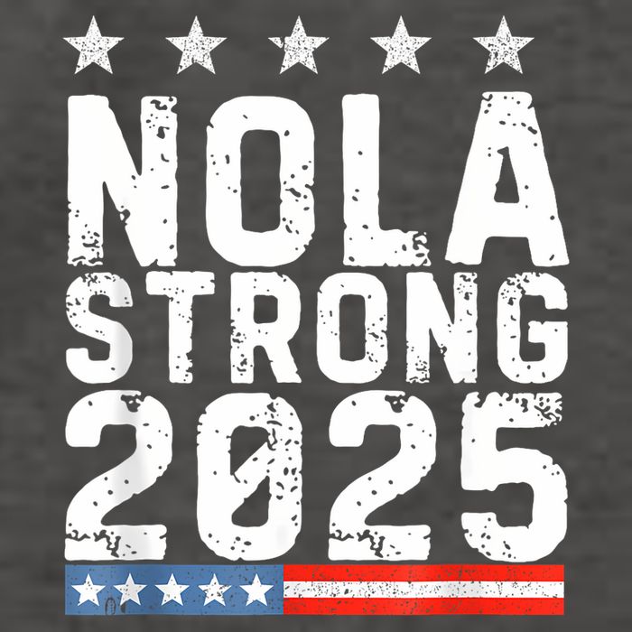 Nola Strong 2025 New Orleans Resilient Community Pride Vector Backpack