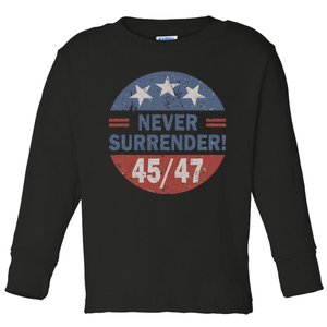 Never Surrender 4547 Toddler Long Sleeve Shirt