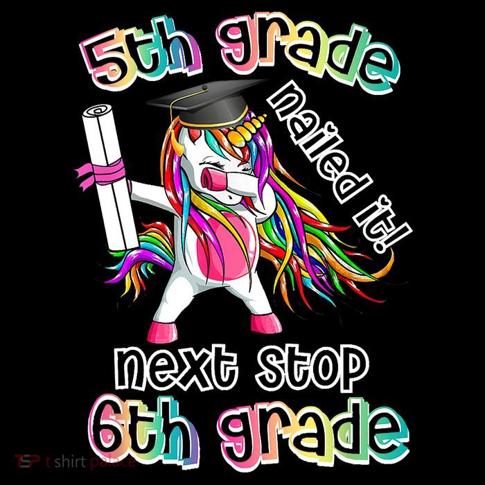 Next Stop 6th Grade 5th Grade Nailed It Graduation Unicorn City Backpack