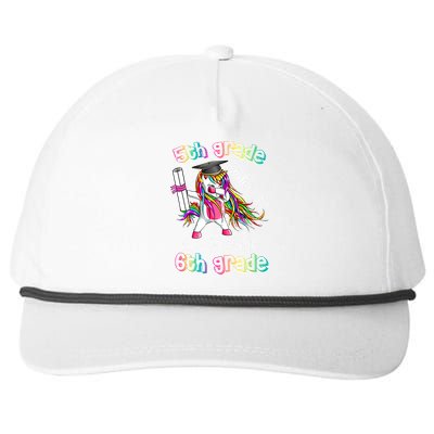 Next Stop 6th Grade 5th Grade Nailed It Graduation Unicorn Snapback Five-Panel Rope Hat