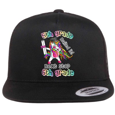 Next Stop 6th Grade 5th Grade Nailed It Graduation Unicorn Flatbill Hat