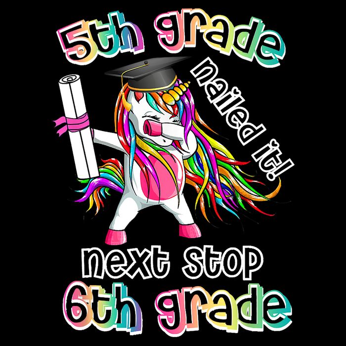 Next Stop 6th Grade 5th Grade Nailed It Graduation Unicorn Bag