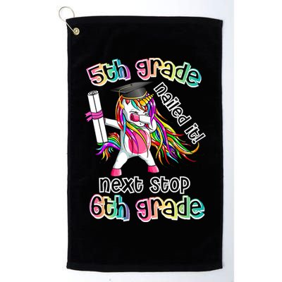 Next Stop 6th Grade 5th Grade Nailed It Graduation Unicorn Golf Towel