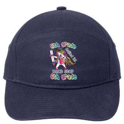 Next Stop 6th Grade 5th Grade Nailed It Graduation Unicorn 7-Panel Snapback Hat