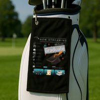 Now Streaming 8th Grade Graduation Funny Graduate Quote .Png Golf Towel