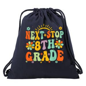 Next Stop 8th Grade Graduation To 8th Grade Back To School Drawstring Bag