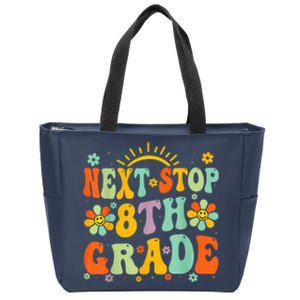 Next Stop 8th Grade Graduation To 8th Grade Back To School Zip Tote Bag