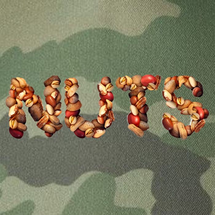 Nuts Symbol As Letters Legacy Tie Dye Trucker Hat