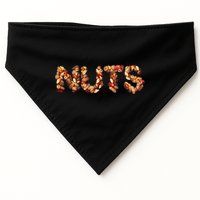 Nuts Symbol As Letters USA-Made Doggie Bandana