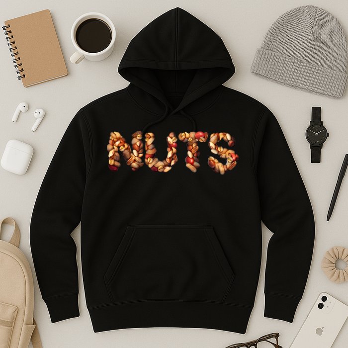 Nuts Symbol As Letters Hoodie