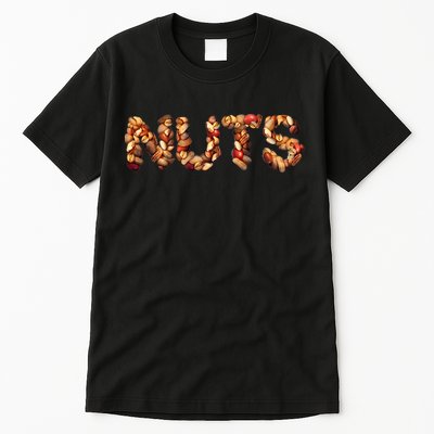 Nuts Symbol As Letters Tall T-Shirt