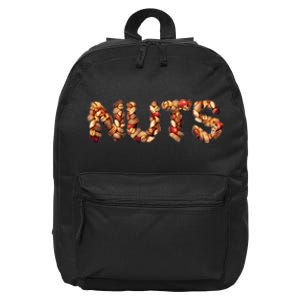 Nuts Symbol As Letters 16 in Basic Backpack