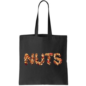 Nuts Symbol As Letters Tote Bag