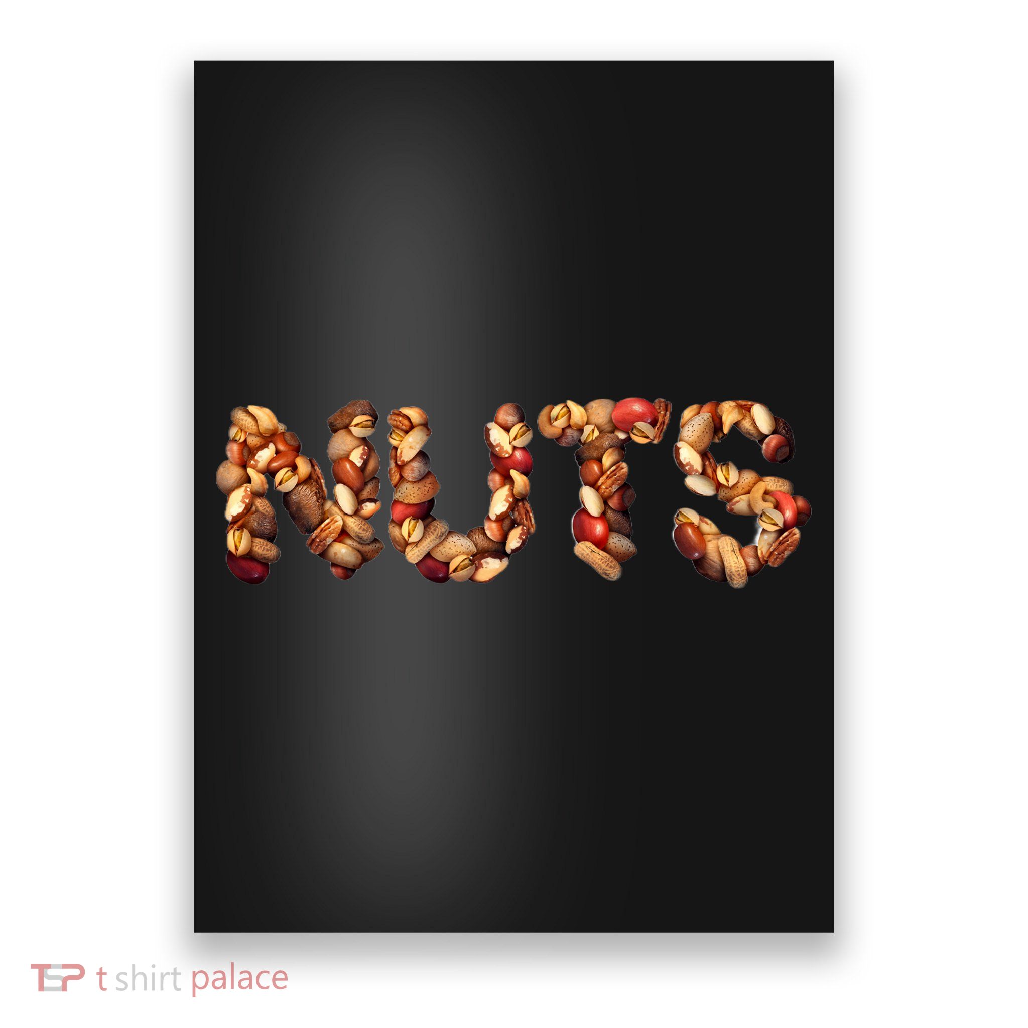 Nuts Symbol As Letters Poster