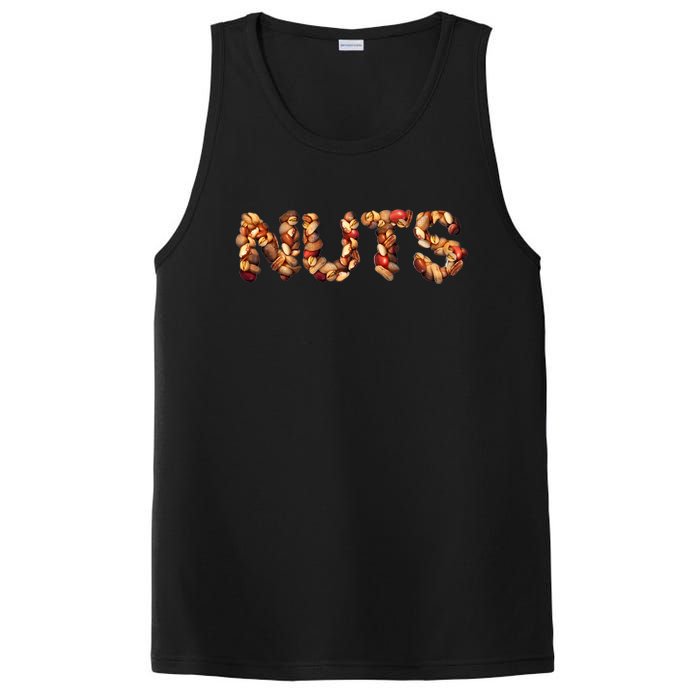 Nuts Symbol As Letters PosiCharge Competitor Tank