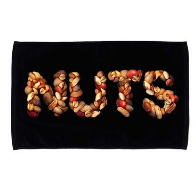 Nuts Symbol As Letters Microfiber Hand Towel