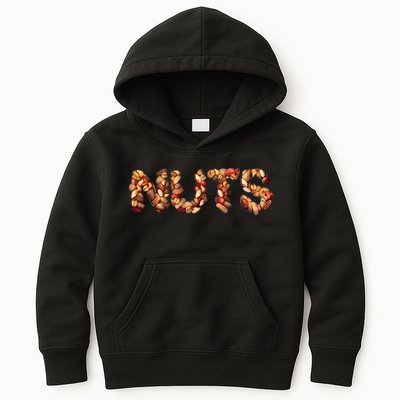 Nuts Symbol As Letters Kids Hoodie