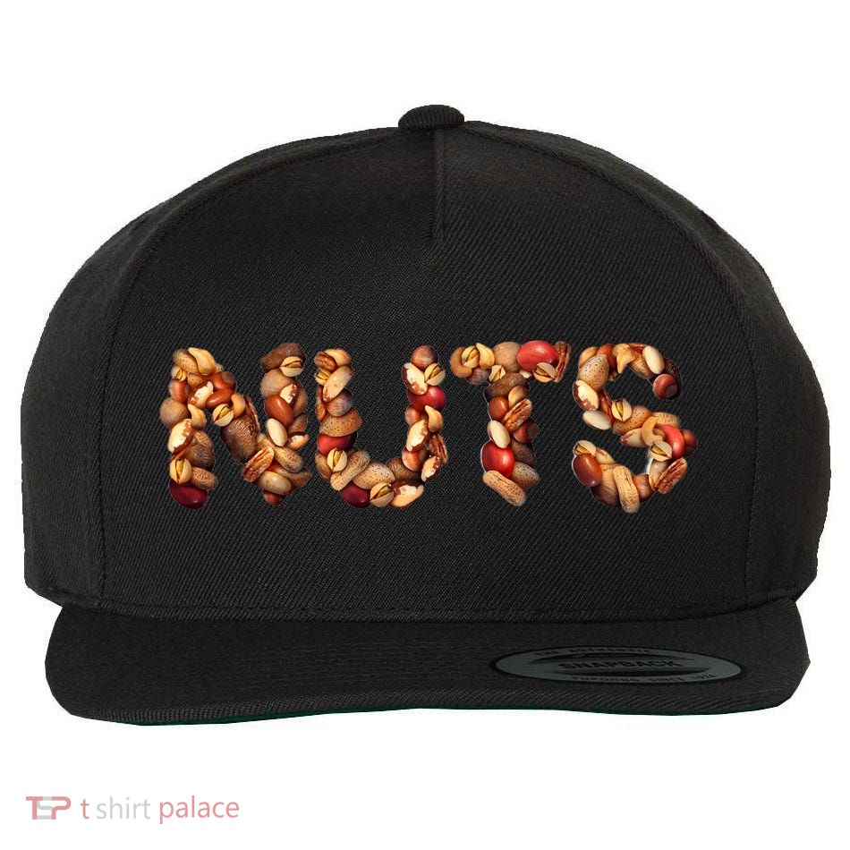 Nuts Symbol As Letters Wool Snapback Cap
