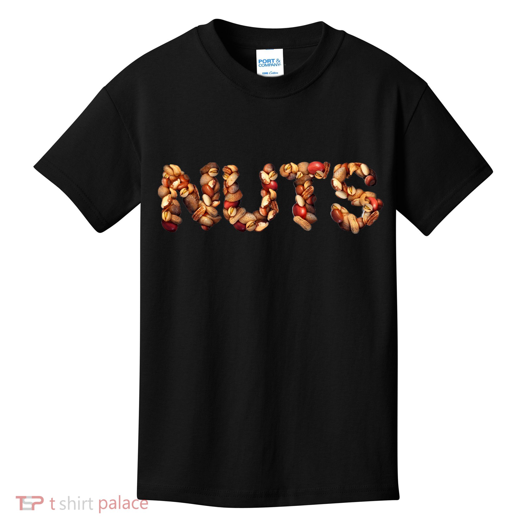 Nuts Symbol As Letters Kids T-Shirt