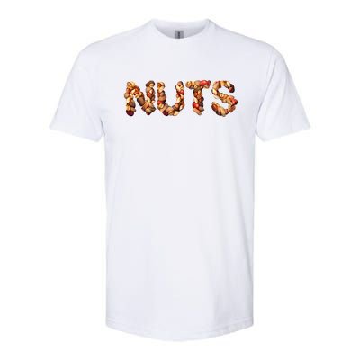 Nuts Symbol As Letters Softstyle® CVC T-Shirt