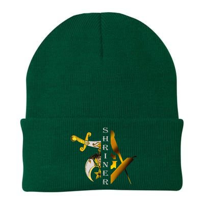 Noble Shriner And Mason Classic Symbol Knit Cap Winter Beanie