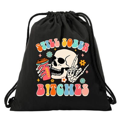 Normalize Sobriety Addiction Recovery Still A Sober Life Drawstring Bag