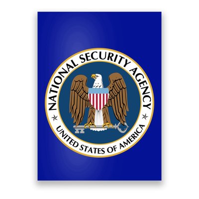 National Security Agency Nsa Military Intelligence Spy Eagle Cool Gift Poster