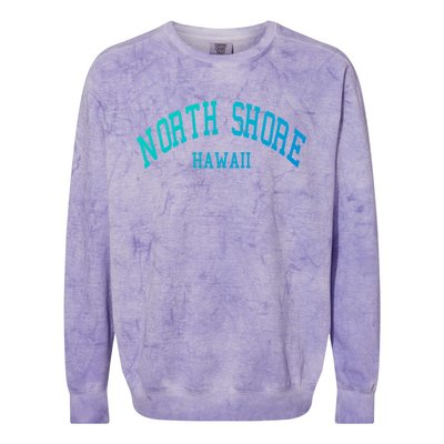 North Shore Aloha Hawaii Tribe Beach Gift Colorblast Crewneck Sweatshirt