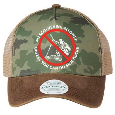 No Scootering Allowed Unless You Can Do Sick Tricks Scooter Plus Size Shirts Legacy Tie Dye Trucker Hat