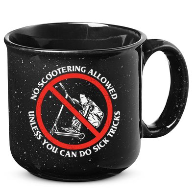 No Scootering Allowed Unless You Can Do Sick Tricks Scooter Plus Size Shirts 15oz Campfire Ceramic Mug