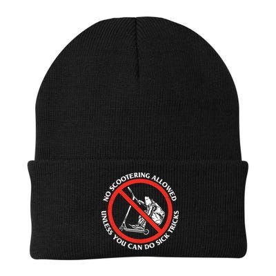 No Scootering Allowed Unless You Can Do Sick Tricks Scooter Plus Size Shirts Beanie