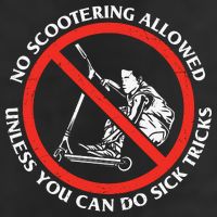 No Scootering Allowed Unless You Can Do Sick Tricks Scooter Plus Size Shirts 25L Jumbo Tote