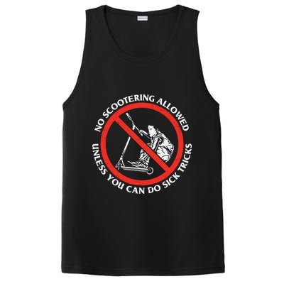 No Scootering Allowed Unless You Can Do Sick Tricks Scooter Plus Size Shirts PosiCharge Competitor Tank