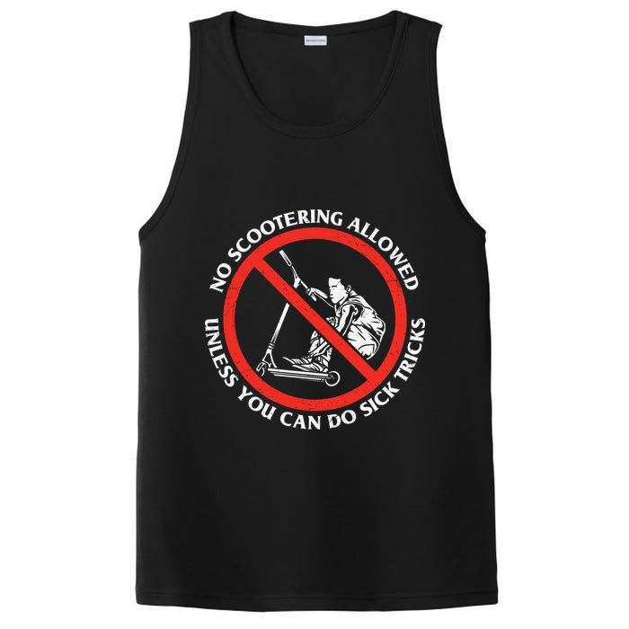 No Scootering Allowed Unless You Can Do Sick Tricks Scooter Plus Size Shirts PosiCharge Competitor Tank