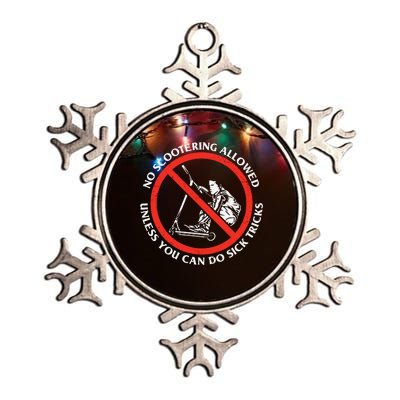 No Scootering Allowed Unless You Can Do Sick Tricks Scooter Plus Size Shirts Metallic Star Ornament