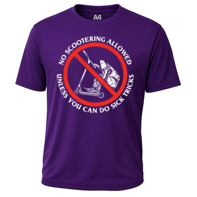 No Scootering Allowed Unless You Can Do Sick Tricks Scooter Plus Size Shirts Performance Shirt
