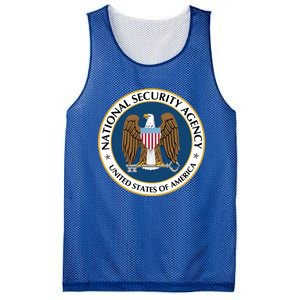 National Security Agency Nsa Military Intelligence Spy Eagle Gift Mesh Reversible Basketball Jersey Tank