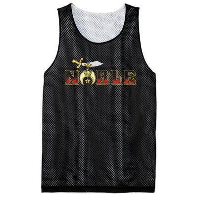 Noble Shriner Aaonms Emblem Aeaonms Mason Mesh Reversible Basketball Jersey Tank